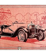 Mercer Antique Roadster Pin Up Art Print 1961 Automobilia David Lockhart... - $35.07 CAD