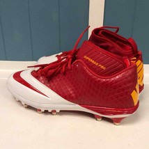 New NIke Superbad Pro Size 13 Football Cleats Lunarlon red white yellow sz 13 - £59.16 GBP