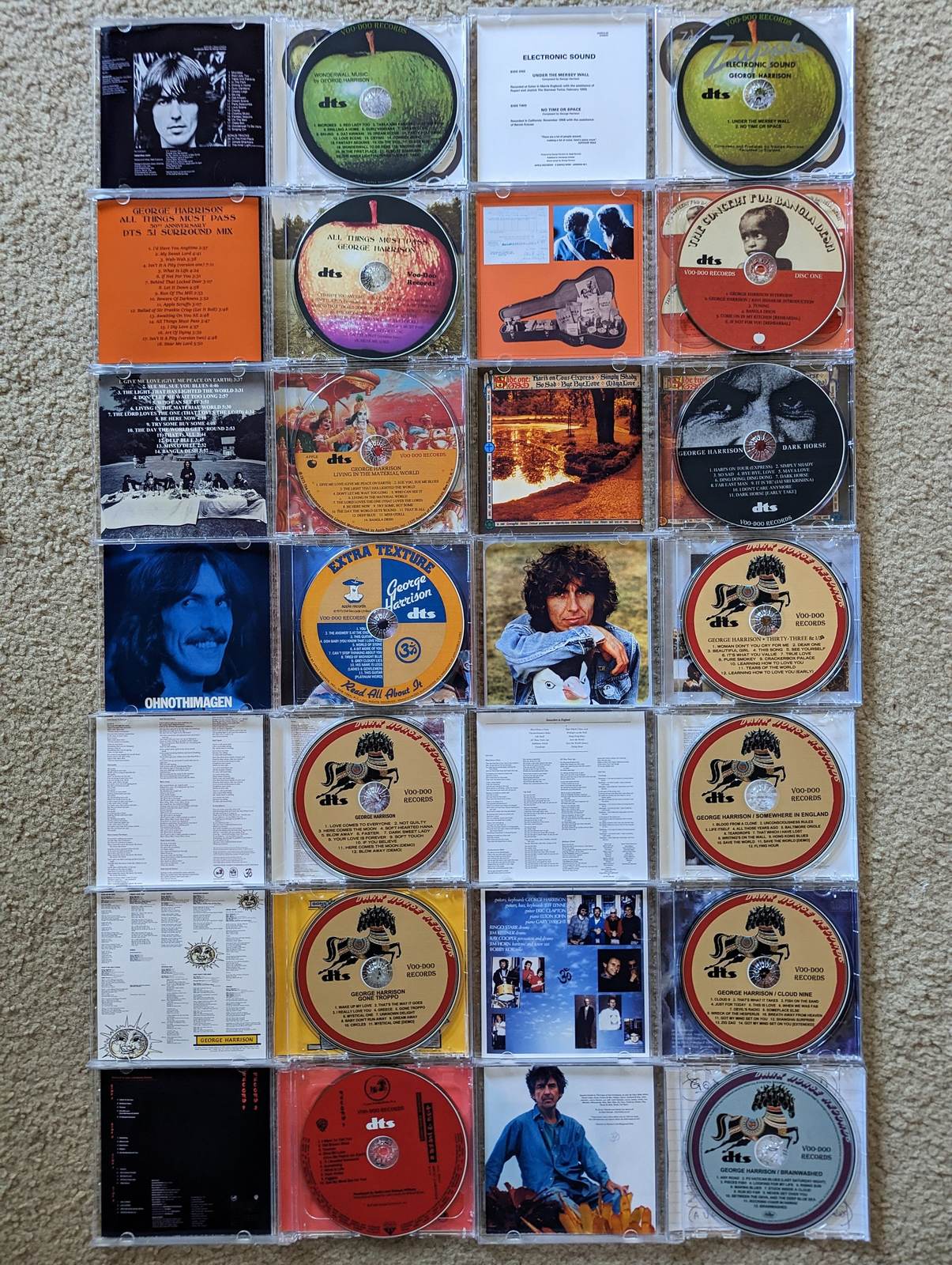 George Harrison DTS 5.1 Surround Collection [16-CD] All Things Must ...
