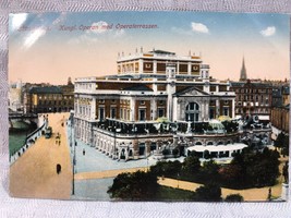 Vintage Postcard. Early 1900s. Stockholm. Kungl. Operan Med Operaterrassen. - $25.69 MXN
