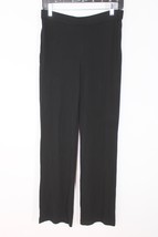 Theory 6 Black Pull-On Slinky Straight Leg Pants - £25.57 GBP