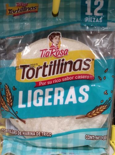 3X TIA ROSA FLOUR TORTILLAS ( LIGHT ) LIGERAS  - 3 BAGS of 12 Ct ea. - F... - $22.24