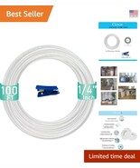 High-Pressure 1/4&quot; O.D. Water Tubing, 328 Ft - Safe &amp; Durable for RO Sys... - $1,355.86 MXN