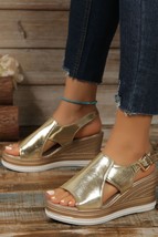 Peep Toe High Heel Sandals - $44.95