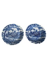 2 Myott Blue Royal Mail 5 3/8&quot; Dessert Bowls - £7.85 GBP