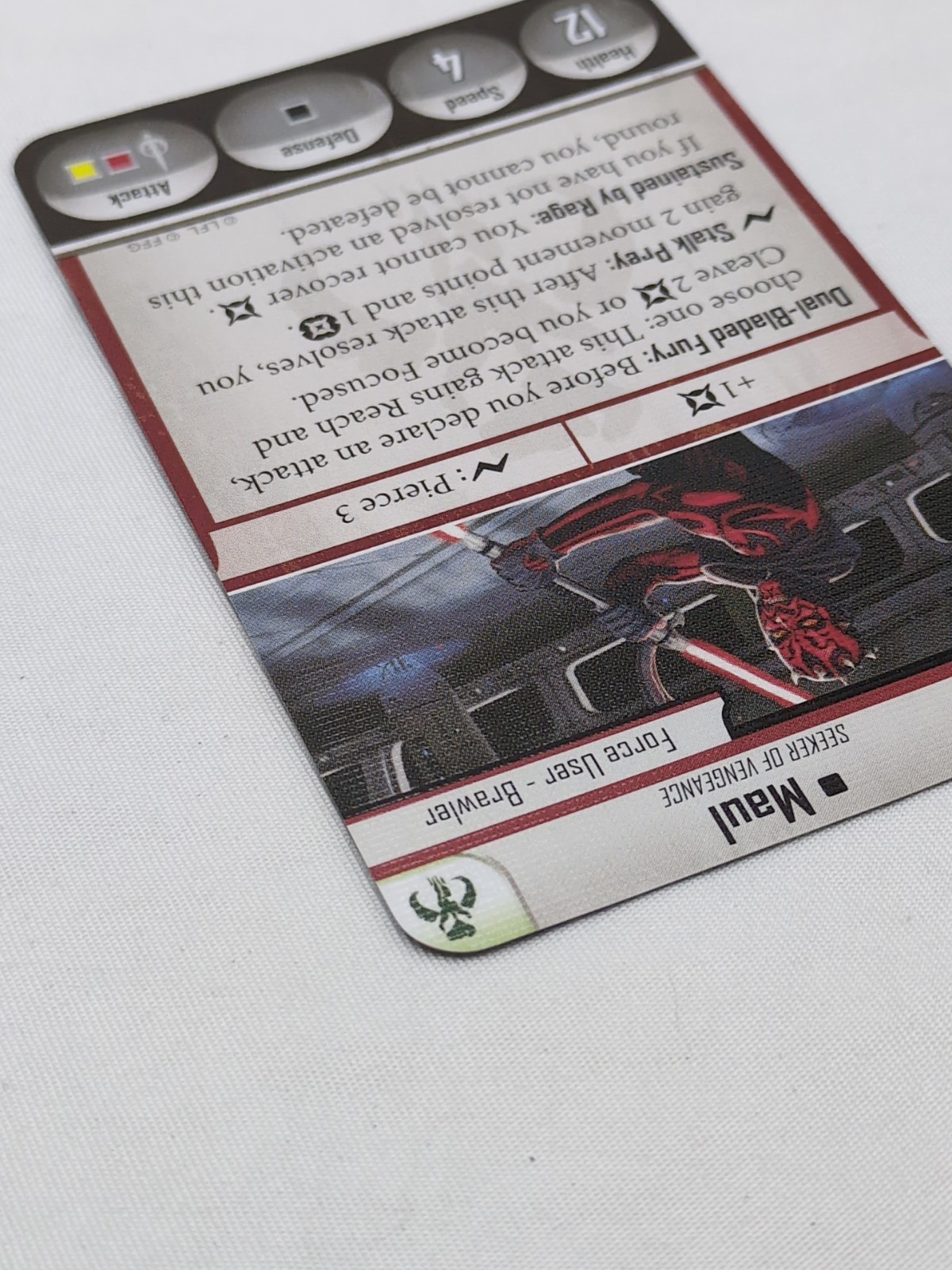 Star Wars Imperial Assault Darth Mail Villain Pack Deployment Card Only Item image 5
