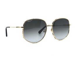 New Salvatore Ferragamo SF277S 733 Gold Grey Gradient Authentic Sunglasses - £119.56 GBP