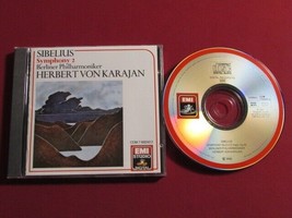 Sibelius Symphony 2 Berliner Karajan Cd Symphony No.2 In D 1990 Cd Like New Oop - £6.90 GBP