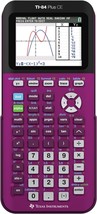 Plum Graphing Calculator By Texas Instruments, Model Ti-84 Plus Ce. - £172.28 GBP