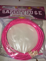 Visco , cannon, fireworks fuse, 20 feet pink fast .safety fuse. hobby fr... - €12,92 EUR