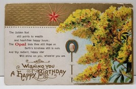 A Happy Birthday The Golden Rod Points to Wealth Postcard B3 - £3.10 GBP