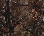 Fleece Realtree Camouflage Hunting Trees Woods Brown Fabric by the Yard ... - $12.97