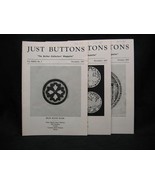 Just Buttons Collector's Magazine Oct.- Dec. 1977 - $8.99
