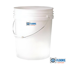 5 Gallon Round Utility Bucket, Comfort Handle, Plastic, White, 1 Each - €17,96 EUR