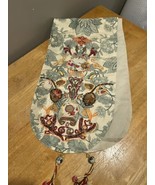 Pier 1 Imports Embroidered Tassel Bindi Paisley Table Runner 13 x 72” Bo... - $27.14 CAD