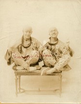 Whimsical Comic Duo Theatrical Act c1915 White NY Photo - £23.97 GBP