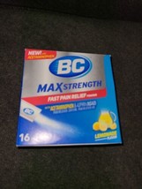 BC MAX Strength Fast Pain Lemonade Flavor Aspirin and Acetaminophen  16 ... - $13.09