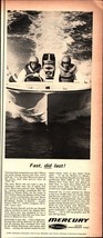 1964 Mercury Outboard Motors Silver Anniversary Vintage Print Ad Boat Racing Art - £21.46 GBP