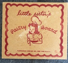 Antique Transogram Little Sister Pastry Set incomplete toy from 1948 - £30.92 GBP