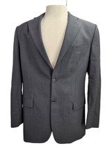 &quot;346&quot; Brooks Brothers Men&#39;s Stretch Wool Charcoal Gray 40R Suit Jacket - £8.58 GBP