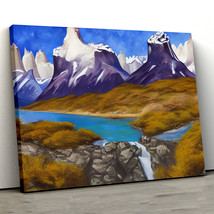 Torres del Paine National Park Chile 36,Landscape Canvas Wall Art, Art Pri - £28.32 GBP+