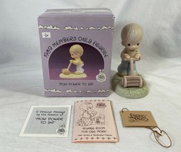 Precious Moments : Mow Power to Ya! PM892 1989 with Box - $11.95