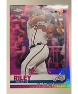 2019 Topps Chrome pink Refractor Rookie Debut Austin Riley RC - £11.79 GBP