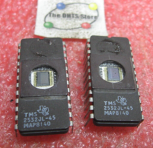 TMS2532JL-45 Texas Instruments Uv Eprom Ic Ceramic 2532 Used Socket Pulls Qty 2 - £4.47 GBP