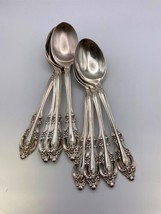 Oneida Community Silverplate SILVER ARTISTRY Oval Soup Dessert Spoons x9 - $69.99