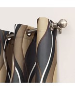 No. 918 Intersect Ogee Print Semi-Sheer Grommet Curtain Panel - $39.59