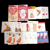Valentines Day Greeting Card Lot 44 Cards Mix Lot Some Duplicated with E... - $18.66