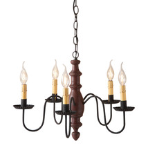 Country Inn Chandelier in Plantation Red - £296.72 GBP