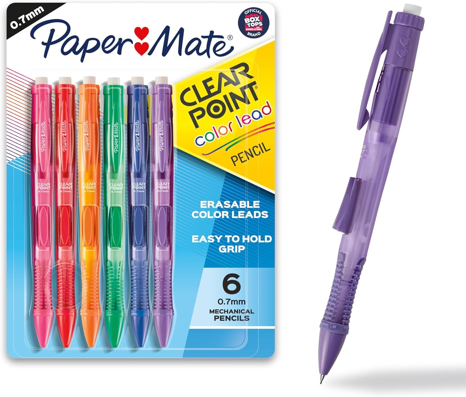 Paper Mate Clearpoint Mechanical Pencils, 0.7 Mm Lead Pencil,, 6 Pack - $29.97