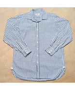 Boden Mens Check Plaid Pure Town Fold Cotton Dress Shirt - Size 16 / 36 - $24.95