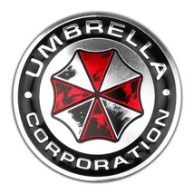 1pcs Car decoration 3D Aluminum Umbrella Corporation Emblem Sticker For      Acc - £34.66 GBP