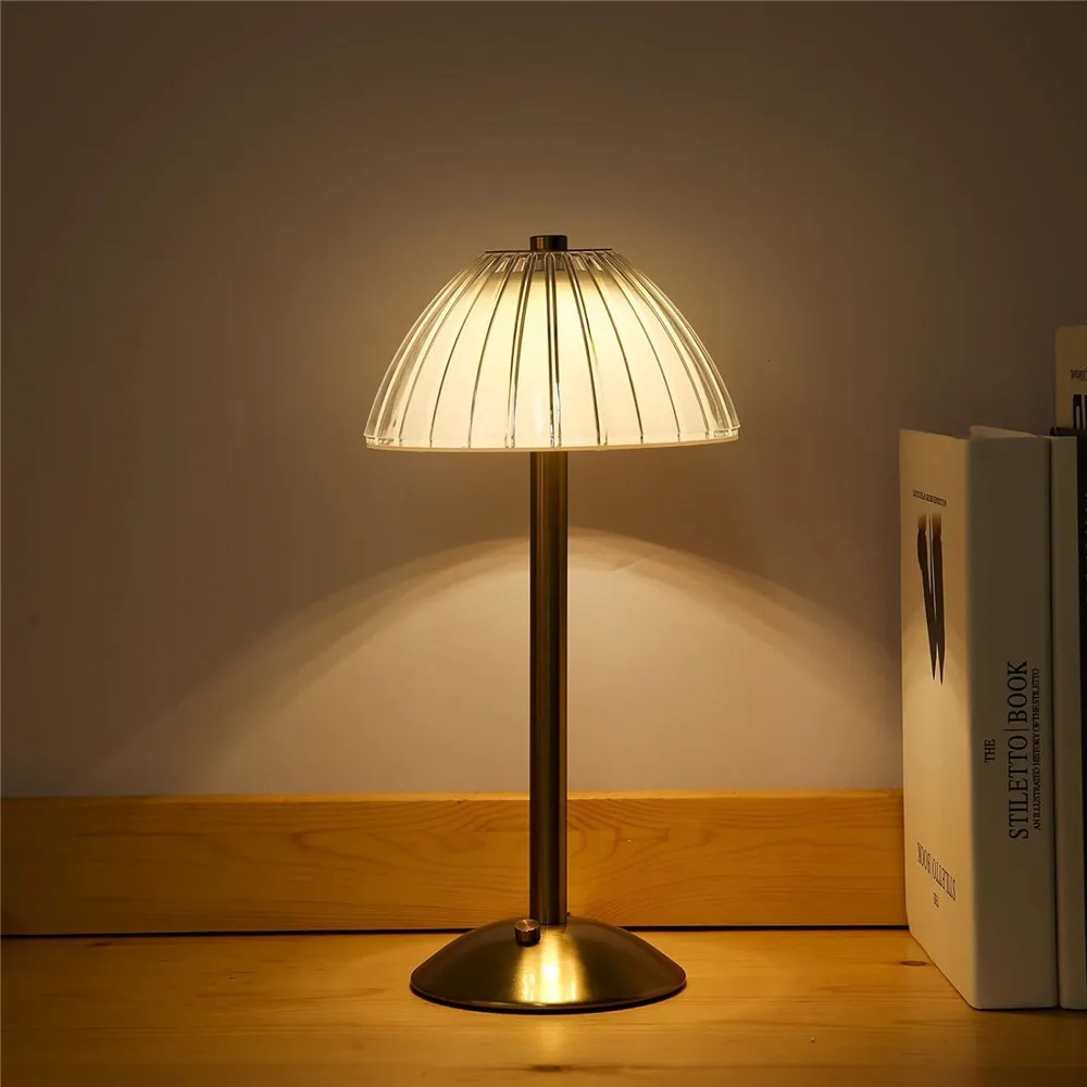 Ch sensor dimmable desktop night light rechargeable wireless reading lamp for hotel bar thumb200
