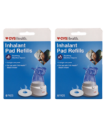 (2 Ct) CVS Health Inhalant Pad Refills Soothing Menthol Vapors 6 Single-... - £15.78 GBP