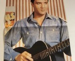 Elvis Presley vintage Magazine Centerfold young Elvis With Guitar - $6.92