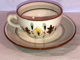 Stangl Amber Glo Cup And Saucer Mint - $19.99