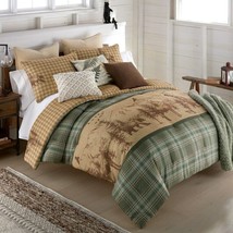 New Spruce Trail Lodge 3 piece Comforter set - King - £86.74 GBP