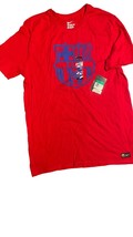 FC Barcelona Nike Soccer Shirt ~ Men&#39;s XL Slim Large L ~ Red Futbol Club - £17.83 GBP