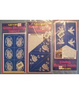 Roses &amp; Birds Glass Etching Stencils, Permanent, ARMOUR PRODUCTS Vintage... - $20.37 CAD