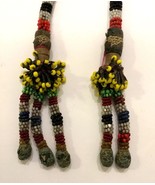 Vtg Traditional Uzbekistan Women&#39;s Head Ornament Twisted Cotton &amp; Beads ... - $2,059.62 MXN