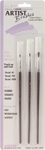 Red Sable Artist Brush Set-3 Per Pkg - $55.80 CAD