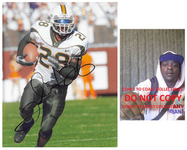 Clinton Portis signed Miami Hurricanes football 8x10 photo COA proof.autographed - £86.84 GBP