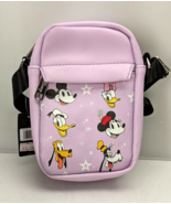 Disney The Sensational Six Smiling Faces Stars Lilac Crossbody Wallet Sl... - €31,02 EUR