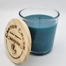 NEW Canyon Creek Candle Company 8oz tumbler jar CARIBBEAN SKY scented Handmade! - £15.18 GBP