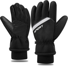 Winter Gloves for Warm,Bicycling Cycling Driving Anti-Slip Gloves Runn (Size:XL) - £12.99 GBP