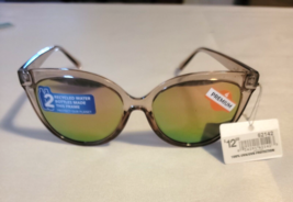 Piranha Womens Premium Sunglasses Style # 62142 Brown Clear - £9.22 GBP