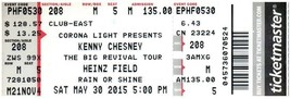 Kenny Chesney Ticket Stub May 30 2015 Pittsburgh Pennsylvania - £11.86 GBP